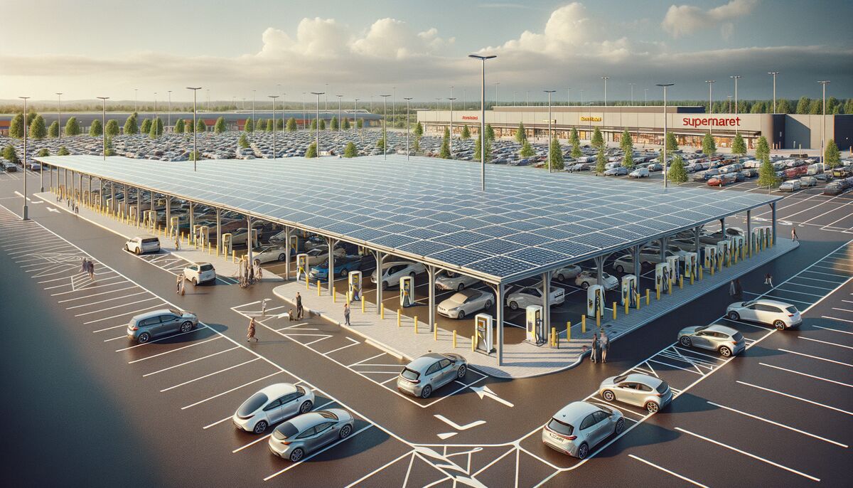 Photovoltaik Carports Edeka Parkplätze: Planung, Technik und Praxis
