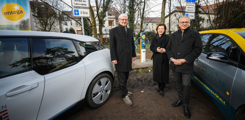 ENTEGA bringt Elektromobilität voran: 109 neue Ladesäulen in nur einem Jahr